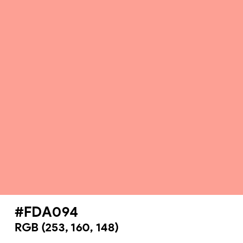 Light Salmon Pink (Hex code: FDA094) Thumbnail