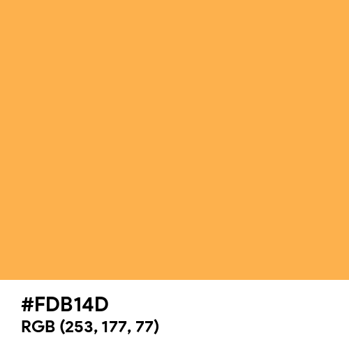  FDB14D color name is Pastel Orange