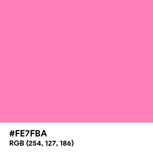 Naughty Pink (Hex code: FE7FBA) Thumbnail