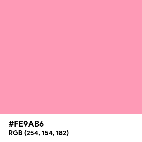 Pink Edge (Hex code: FE9AB6) Thumbnail