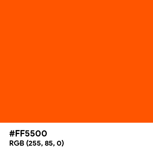 Mystic Red (Hex code: FF5500) Thumbnail
