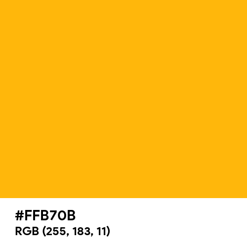 Fire Yellow (RAL Design) (Hex code: FFB70B) Thumbnail