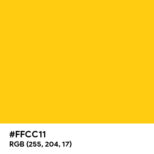 Solid Gold (Hex code: FFCC11) Thumbnail