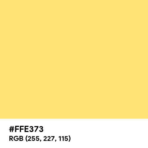 Gold Shine color hex code is #FFE373