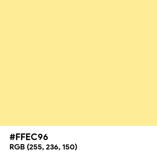 Light Canary Yellow (Hex code: FFEC96) Thumbnail