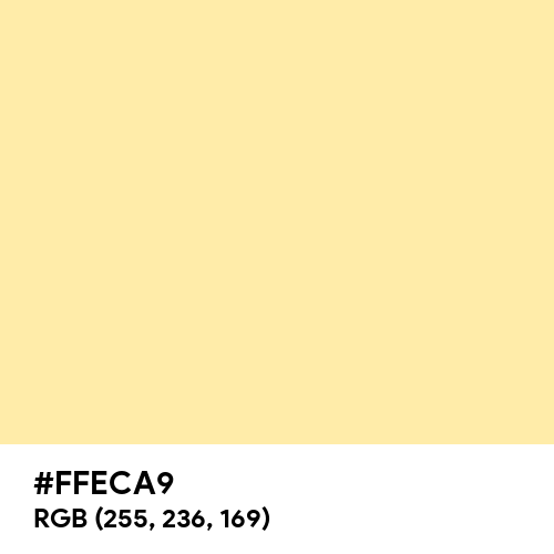 Peach (Hex code: FFECA9) Thumbnail