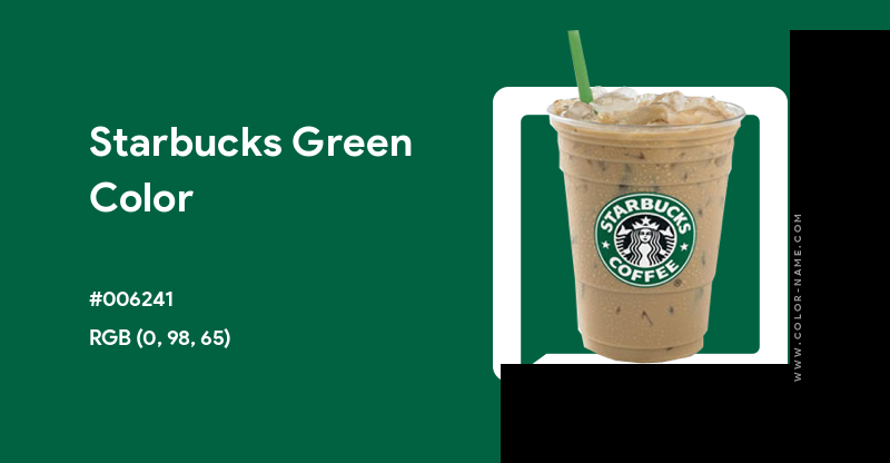 Starbucks Green color hex code is 006241