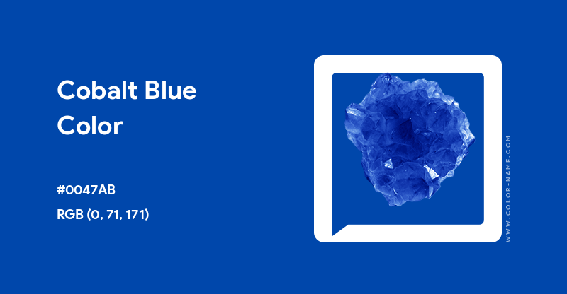 Cobalt Blue color hex code is #0047AB