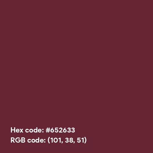 Palace Burgundy (Hex code: 652633) Color Thumbnail