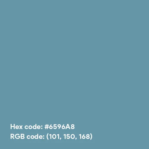 Nantucket Blue (Hex code: 6596A8) Thumbnail