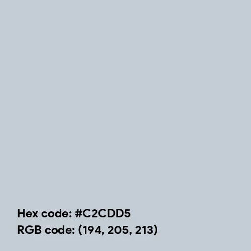 Vintage Pastel Blue (Hex code: C2CDD5) Color Thumbnail