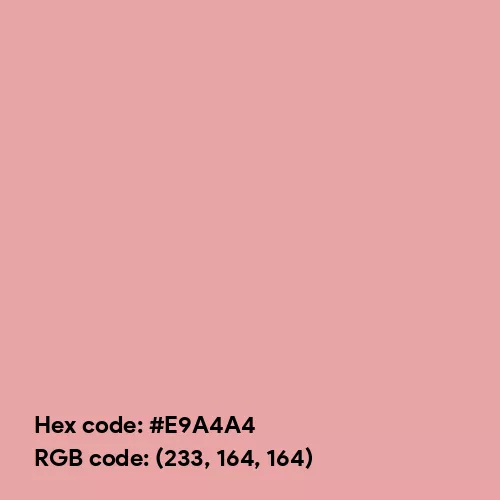 Rich Pastel Red (Hex code: E9A4A4) Color Thumbnail