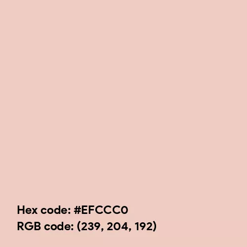 Unique Rose Gold (Hex code: EFCCC0) Color Thumbnail