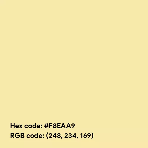 Subtle Gold (Hex code: F8EAA9) Color Thumbnail