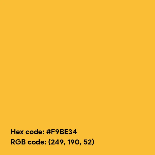 Cassette Gold (Hex code: F9BE34) Color Thumbnail