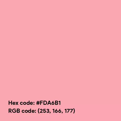 Soothing Baby Pink (Hex code: FDA6B1) Color Thumbnail