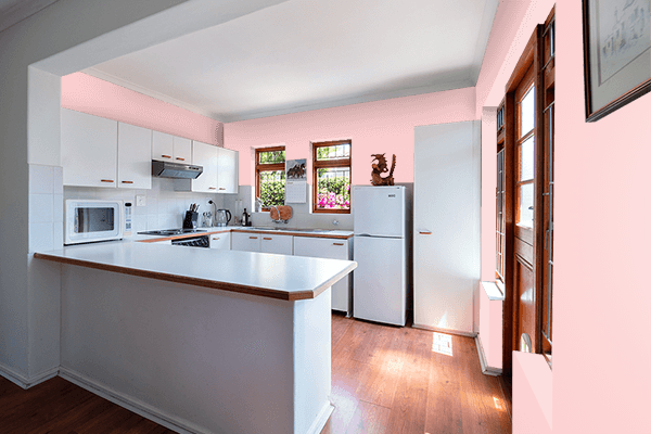 Pretty Photo frame on Eva color kitchen interior wall color