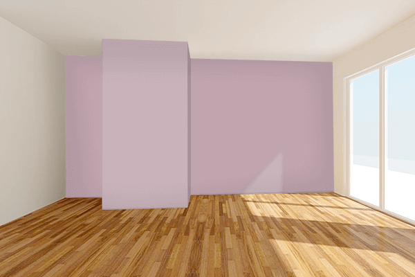 Pretty Photo frame on Keepsake Lilac color Living room wal color