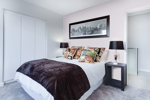 Pretty Photo frame on Blackberry Cream color Bedroom interior wall color