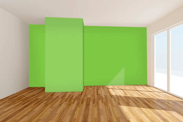 Pretty Photo frame on Jasmine Green (Pantone) color Living room wal color