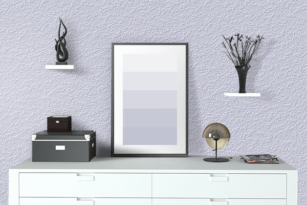 Pretty Photo frame on Ana color drawing room interior textured wall