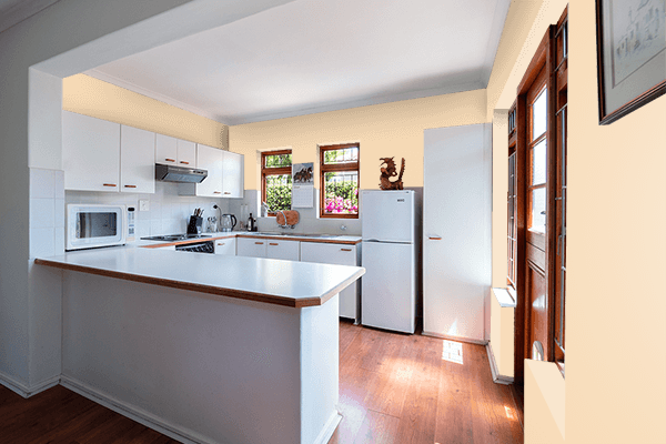 Pretty Photo frame on Arabella color kitchen interior wall color
