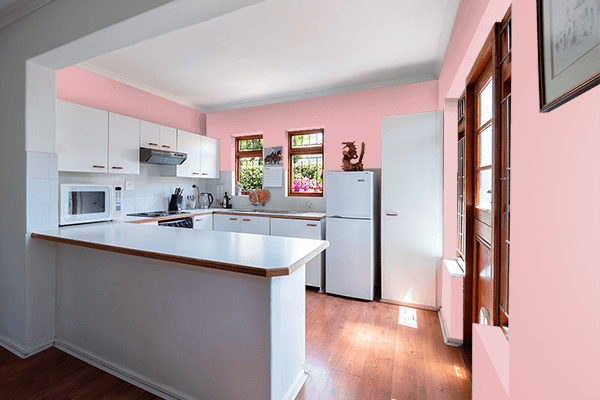 Pretty Photo frame on Lip color kitchen interior wall color