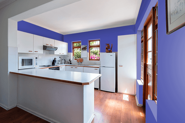 Pretty Photo frame on Liberty color kitchen interior wall color