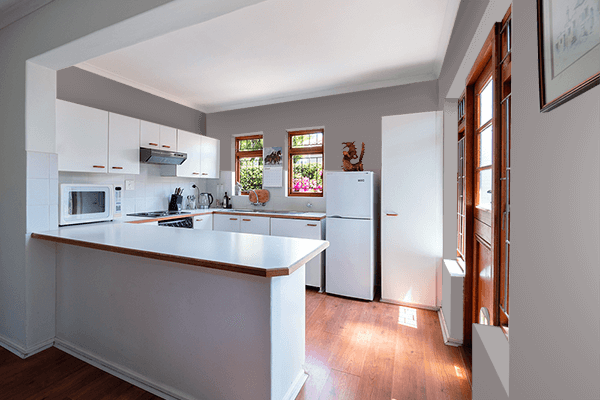 Pretty Photo frame on Rocket Metallic color kitchen interior wall color