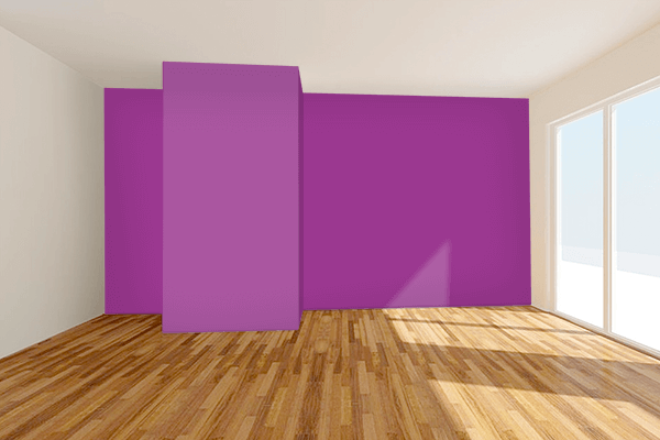 Pretty Photo frame on Violet (Crayola) color Living room wal color