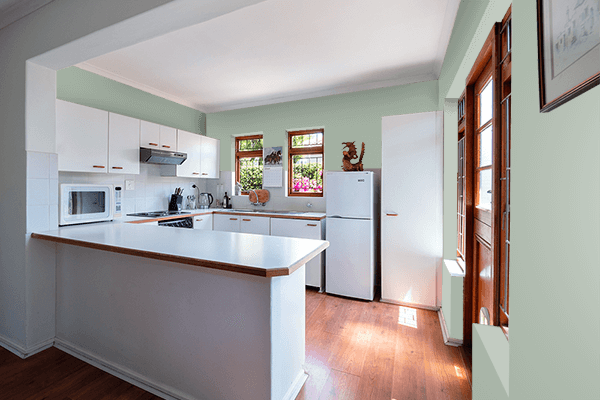 Pretty Photo frame on Dark Gray (X11) color kitchen interior wall color