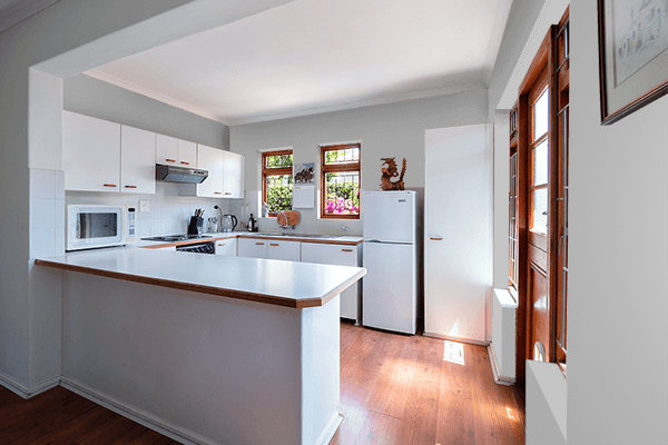 Pretty Photo frame on Dark Gray (X11) color kitchen interior wall color
