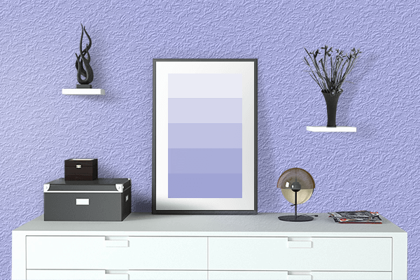 Pretty Photo frame on Vodka color drawing room interior textured wall