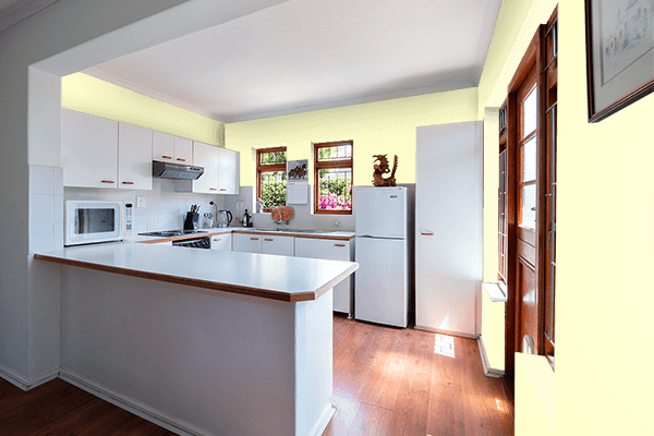 Pretty Photo frame on Conditioner color kitchen interior wall color