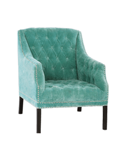 baroque chalk comfortable soft blue sofa