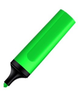 Fluorescent Green Book Marker
