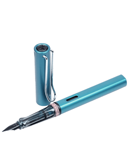 Ink blue fountain pen