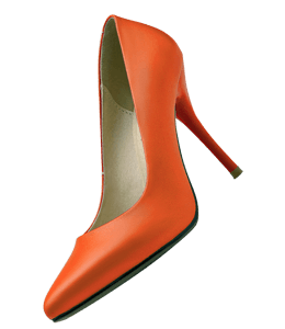 Orange High Heels Stiletto