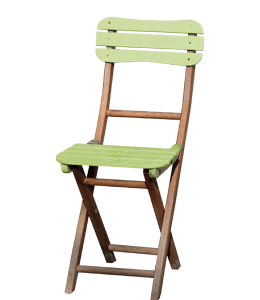 Wooden Green Garden Chair