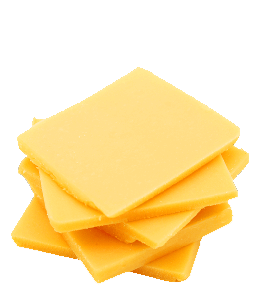 American yellow cheese