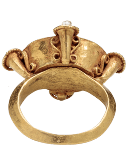 Antique gold wedding ring
