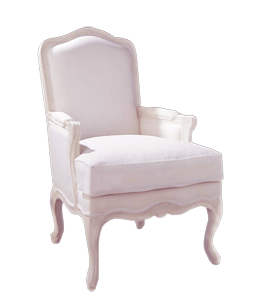Antique white chair