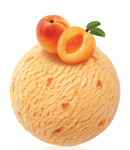 Apricot ice cream