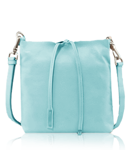Aqua color ladies handbag