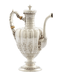 Arabian design silver kettle