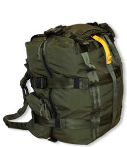 Army color backpack