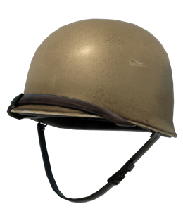 Army or military helmet - grey or brown in color