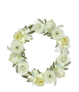 Artificial flowers ring