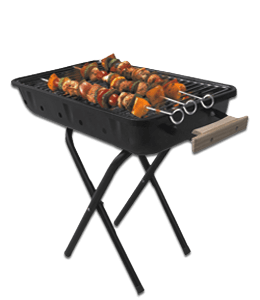 Barbecue grill for garden party