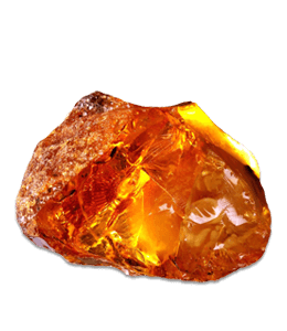 Beautiful amber gemstone